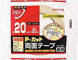■用途●工芸、手芸、ホビー用●屋外ポスターの掲示用●木材や各種ボードの仮固定用■特長●初期粘着力、防水性に優れています。●シックハウス対策品です。■仕様●色:クリア●幅(mm):20●長さ(m):20●厚み(mm):0.22●粘着力:28.0N/20mm●芯径:3インチ(76mm)●手で切断可能■材質・仕上げ●基材:ポリエチレンクロス●粘着剤:アクリル系