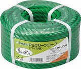 樂天商城 - TRUSCO PEグリーンロープ 3つ打 線径9mm×長さ20m R920PEG