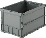 TRUSCO 薄型折りたたみコンテナ 50L グレー TRO50B