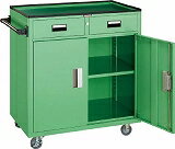 TRUSCO ツールワゴン 800×500×H880 引出・扉付 YG NTS504NYG