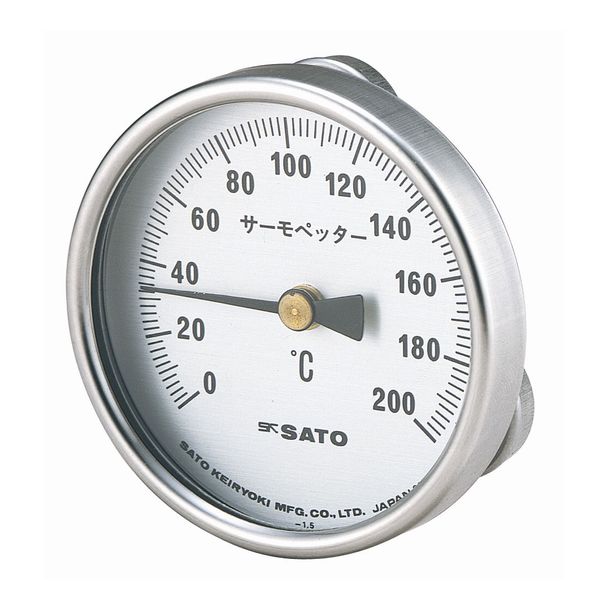 佐藤計量器 表面温度計 サーモペッタ・200℃/2340-20 SP-200C