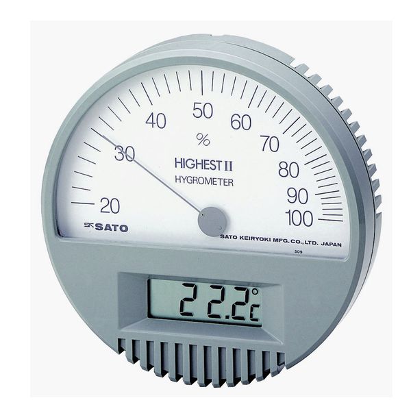 佐藤計量器 ハイエストII型温湿度計 7542-00
