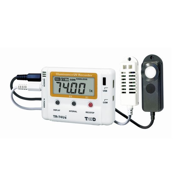 テイ・アンド・デー 照度紫外線温湿度データロガTR-74Ui TR-74UI