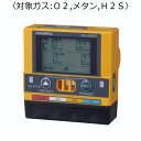 新コスモス電機 マルチ型ガス検知器/充電池セット 対象ガス:O2、メタン、H2S XA-4300-2KHS