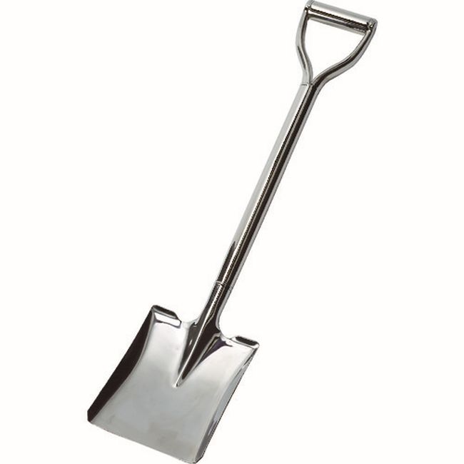 【代金引換不可商品】TRUSCO ステンレスショベル 角型 全長800mm