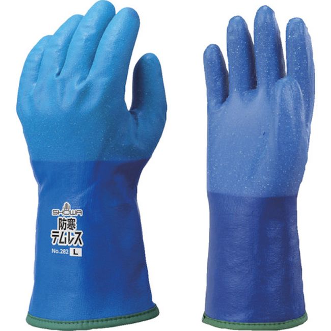 SHOWA 防寒手袋 No282防寒テムレス ブルー 3Lサイズ