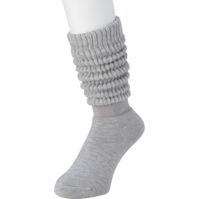 okamoto 靴下サプリまるでこたつソックス23-25CM グレー