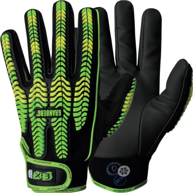 GranberG 耐切創繊維耐衝撃手袋 防寒・防水タイプ 115.4999W L