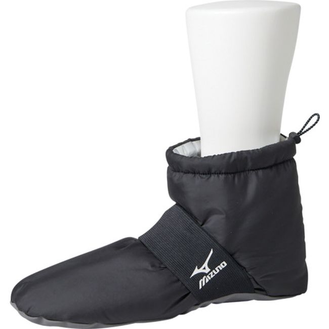 ミズノ 断熱撥水バンド付ルームブーツ ブラック 25-27