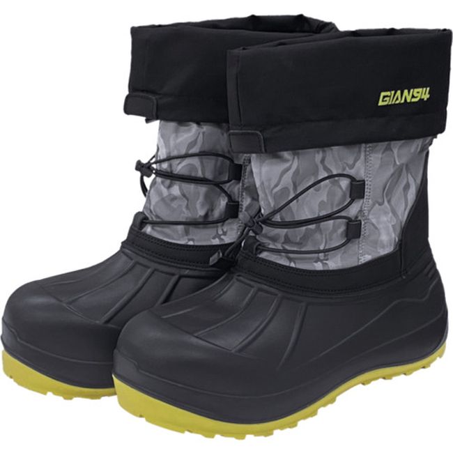 KEIAI GIAN94 ワークブーツ シルバー/イエロー SS