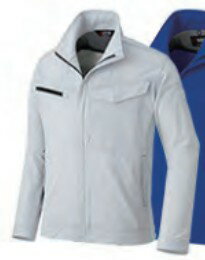 アイトス 長袖ブルゾン（男女兼用） AZ-2402-003-LL シルバーグレー