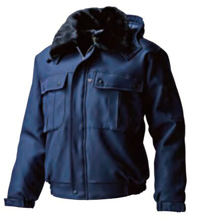 日新被服 アルミックスウインタージャンパー 0050-02-4L ネイビー