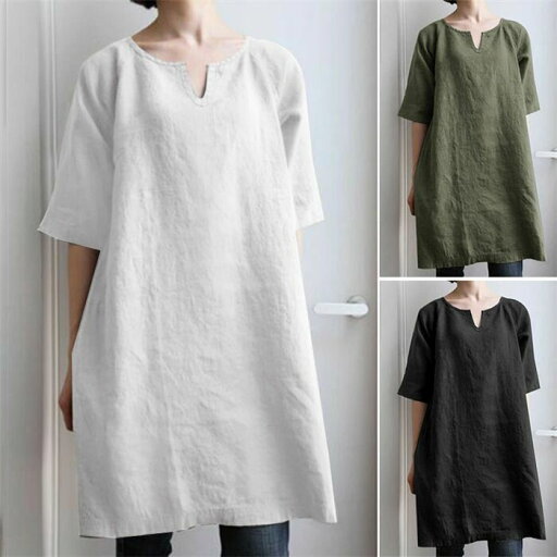 チュニック tシャツ ワンピース チュニックワンピース ブラウス レディース 夏 ロング丈 トップス シャツ tシャツ 綿麻 コットンリネン 無地 半袖 大きいサイズ ゆったり カジュアル 部屋着 プルオーバー 体型カバー 送料無料 チュニック tシャツ ワンピース チュニックワンピース ブラウス レディース 夏 ロング丈 トップス シャツ tシャツ 綿麻 コットンリネン 無地 半袖 大きいサイズ ゆったり カジュアル 部屋着 プルオーバー 体型カバー 送料無料