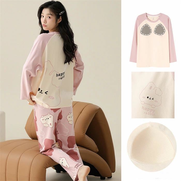 綿100％ カップル パジャマ ルームウェア 男女 お揃い 単品売り 春夏 ペアパジャマ 長袖 Tシャツ レディース メンズ 上下セット 可愛い ペアパジャマ ペアルック 家族 夫婦 春秋冬 着心地 ロングパンツ 長ズボン 部屋着 結婚祝い 記念日 プレゼント 送料無料