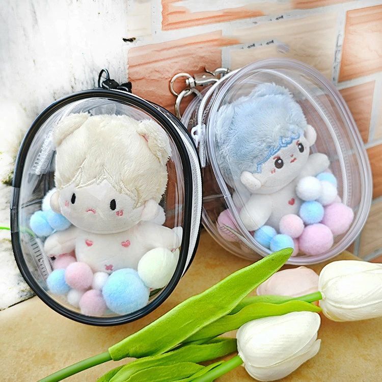 3個セット 痛バ クリアバッグ ぬいぐるみ 痛バッグ 透明 ポーチ 推し活 バッグ 小さい 小さめ ミニバッグ ミニ クリア オタク オシャレ おしゃれ キレイ...