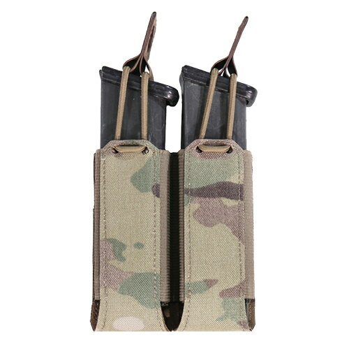 在庫販売 実物 WARRIOR ASSAULT SYSTEMS WAS ウォーリア レーザーカット ダブルバンジーピストルポーチ..