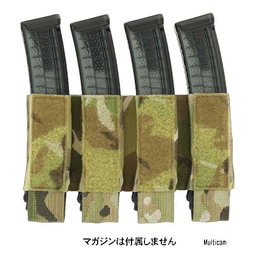 在庫販売 FerroConcepts フェローコンセプト Turnover Quad SMG Large 大型4連 MPX MP7マグポーチ 軽量 米国製 PO-TQSMG1-LG