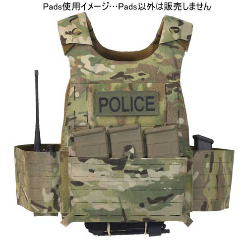 【送料無料】在庫販売 FerroConcepts フェローコンセプト Shoulder Pads ショルダーパッド 軽量 米国製 AC-SHPAD1 3