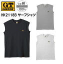 ★new★【G.T.HAWKINS】HK2118B GTホーキンス サーフシャツ G.T.HAWKINS メンズ 半袖 綿100％ 天竺 M L LL サイズ 胸刺繍 ワンポイント スリーブレス 運動会 丈夫 長持ち まとめ買い