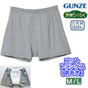 ★在庫限りで終了です★【愛情らくらく】【失禁ニットトランクス】【介護肌着】HW6193 グンゼ 着替えらくらく肌着 紳士用 介護パンツ 入院 通院 サイズ M/L 楽天BOX対応商品(4)