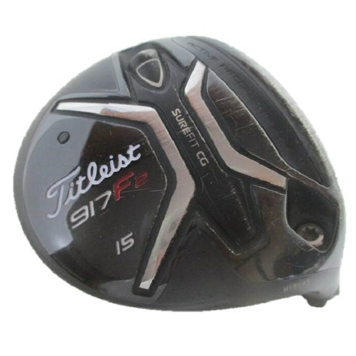 【中古】　タイトリスト　Titleist　917　F2　15°　日本仕様　ヘッド単品 ■メーカー：Titleist ■モデル：917 F2 (日本仕様) ■利き腕：右利き用 ■番手：FW ■ロフト：15° ■総重量：208.3g ■付属品：なし ■状態：中古（画像にてご確認下さい） &#9830;ご質問・ご不明な点がありましたら、お気軽にお問合せ下さい。