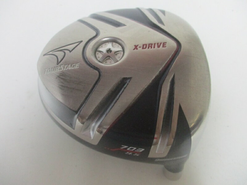 【中古】　ブリヂストン　BRIDGESTONE　TOURSTAGE　X-DRIVE　703　9.5°　ヘッド単品