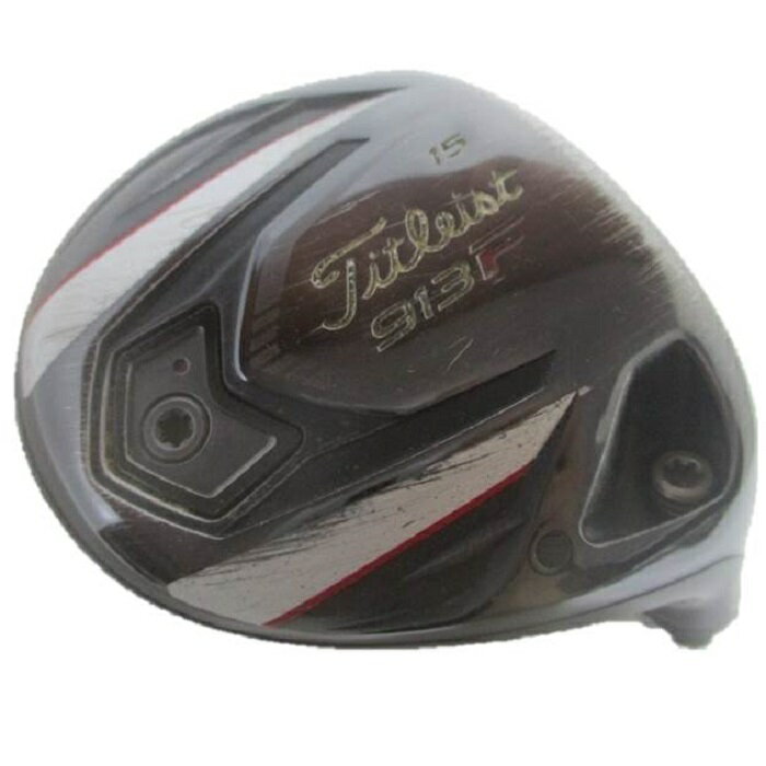 【中古】タイトリスト Titleist 913 F 15° ヘッドカバー付き 日本仕様 ヘッド単品 ■メーカー：Titleist ■モデル：913 F (日本仕様) ■利き腕：右利き用 ■番手：FW ■ロフト：15° ■総重量：205.9g ■付属品：ヘッドカバー (剥がれ、劣化あり) ■状態：中古（画像にてご確認下さい） ♦ご質問・ご不明な点がありましたら、お気軽にお問合せ下さい。