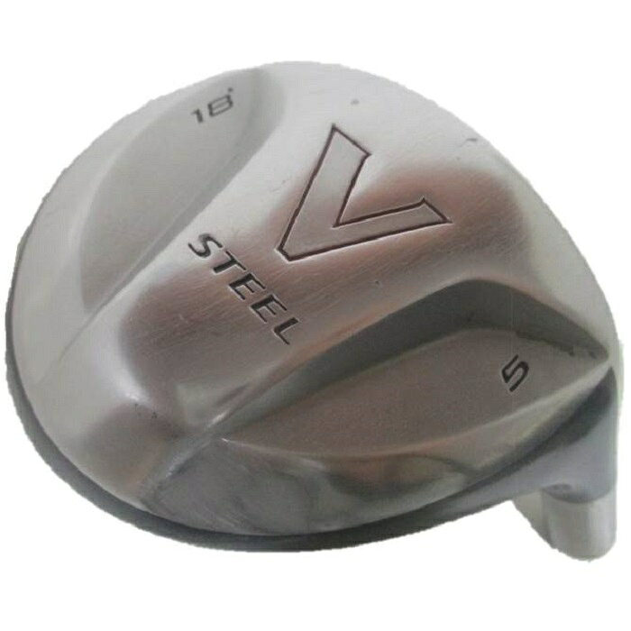 【中古】テーラーメイド TaylorMade Vスチール V STEEL 5W 18° ヘッド単品 ■メーカー：TaylorMade ■モデル：V STEEL ■利き腕：右利き用 ■番手：5W ■ロフト：18° ■総重量：218.5g ■付属品：なし ■状態：中古（画像にてご確認下さい） ♦ご質問・ご不明な点がありましたら、お気軽にお問合せ下さい。