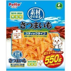 ペティオ　素材そのままさつまいも　スティック　550G