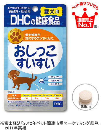 DHC　おしっこすいすい　愛犬用　国産　60粒