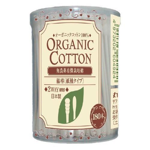 【エントリーP5倍】コットン・ラボ　オーガニックコットン綿棒　180本