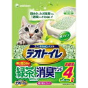 【エントリーP5倍】2個セット 送料無料 【あす楽】 デオトイレ 飛び散らない緑茶成分入り消臭サンド 4L