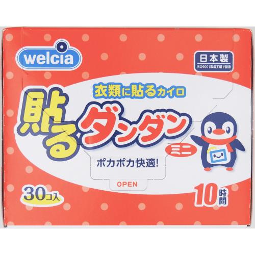 【あす楽】エステー　貼るダンダン　ミニ　30個パック　使い捨てカイロ