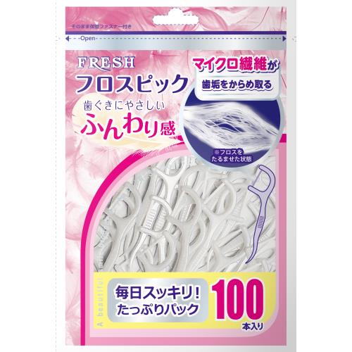 樂天商城 - デンタルプロ　フレッシュフロスピック　100P