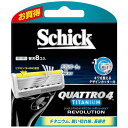 シック クアトロ4 チタニウム レボリューション 替刃 (8コ入) 男性用カミソリ