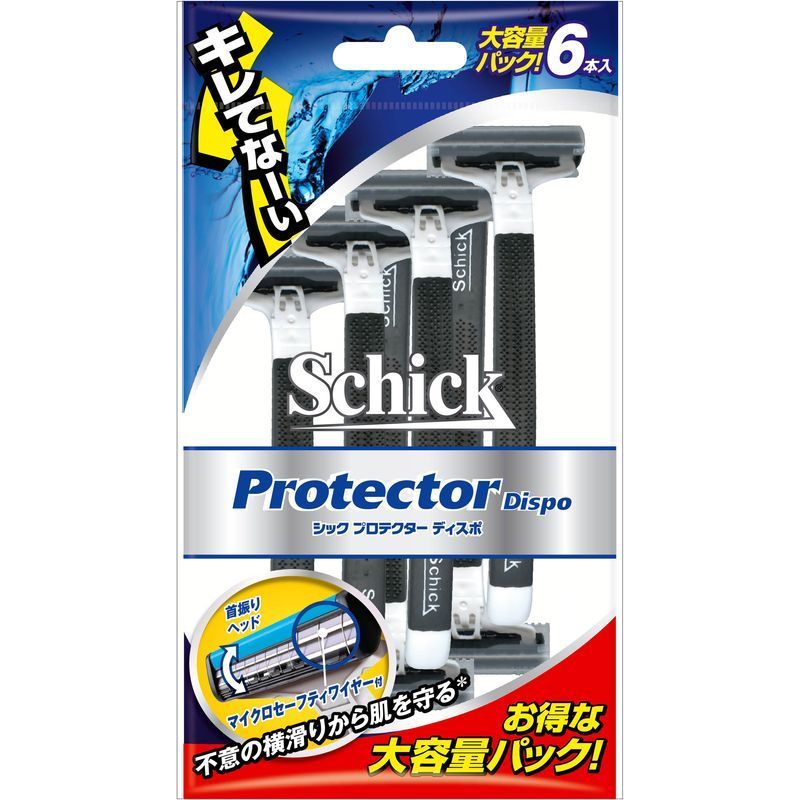 Rakuten - シック プロテクターディスポ (6本入) 男性用カミソリ