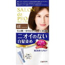 ダリヤ サロンドプロ 無香料ヘアカラー 早染めクリーム4E エレガントブラウン 1剤40G+2剤40G 女性用白髪染め