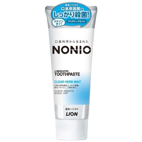 ライオン　NONIO　(ノニオ)　ハミガキ　クリアハーブミント　130G　歯磨き粉　(医薬部外品)