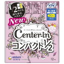 ユニ・チャーム　Center-in　コンパクト1/2　スイートフローラルの香り　多い夜用　12枚　30.5CM　生理用品