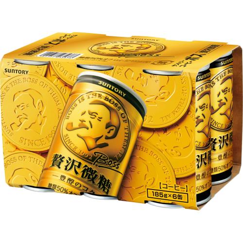 サントリー　ボス　贅沢微糖　185G×6缶×5個セットのサムネイル