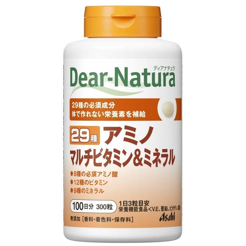 アサヒグループ食品　ディアナチュラ　29アミノ　マルチビタミン&ミネラル300粒　100日分　サプリメント