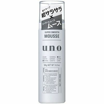 ファイントゥデイ　UNO　(ウーノ)　スーパーサラサラムース　180G　男性整髪料