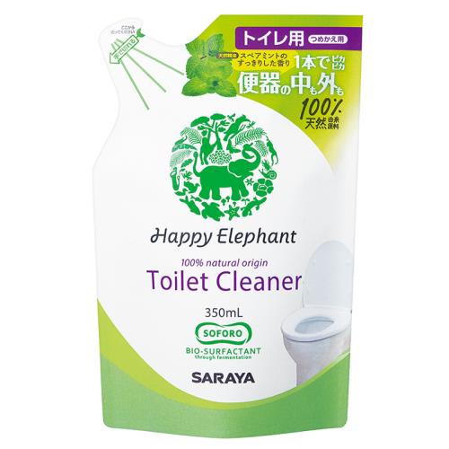 サラヤ　ハッピーエレファント　トイレクリーナー　詰め替え　350ML　トイレ用洗剤