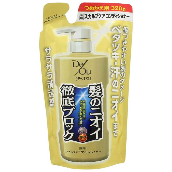 ロート製薬　De・Ou　(デ・オウ)　薬用スカルプケアコンディショナー　詰め替え　320G　男性用コンディショナー