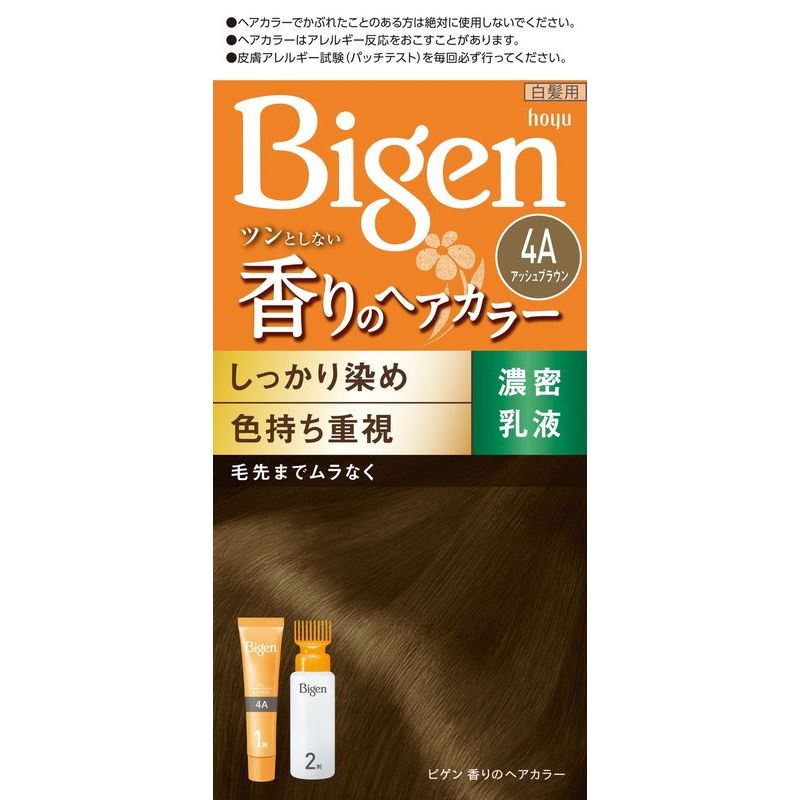 ▲【在庫のみの価格】ホーユー　ビゲン　香りのヘアカラー乳液　A　アッシュブラウン　(M570)