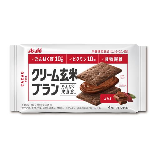 アサヒグループ食品　クリーム玄米ブラン　カカオ　72G