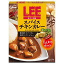 江崎グリコ　LEE　スパイスチキンカレー　180G　辛さ×8倍×10個セット