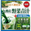 商品説明温暖な気候と良質な土壌で育った九州産野菜3種（大麦若葉、ケール、ゴーヤ）に乳酸菌100億個を配合した素材のおいしさと栄養価を活かした青汁です。クセがなく飲みやすいのが特徴です。野菜不足と感じる方におすすめです。文責者の氏名と資格種類ウエルシア薬局（株）0120-114-841薬剤師:石原　純　