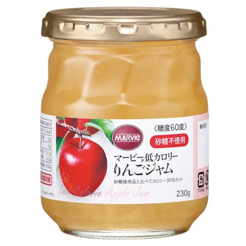 【エントリーP5倍】ハーバー マービー低カロリーりんごジャム (瓶詰) 230G