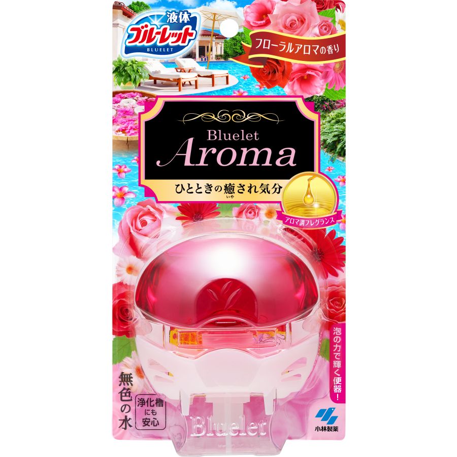小林製薬 液体ブルーレットおくだけアロマ フローラルアロマの香り 本体 70ML